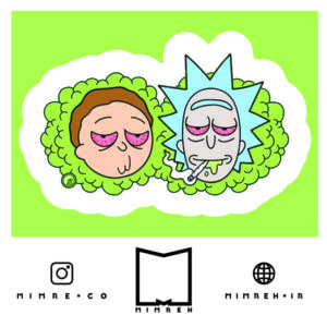 استیکر rickandmorty37