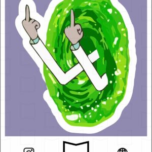 استیکرrickandmorty4-5