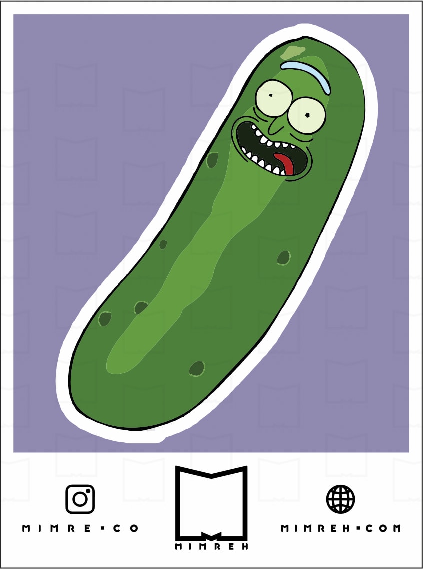استیکرrickandmorty4-6