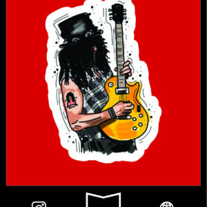 استیکر rock and metal bands10