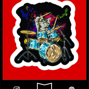 استیکر rock and metal bands2