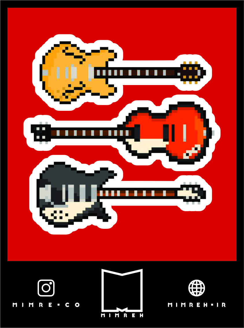 استیکر rock and metal bands6