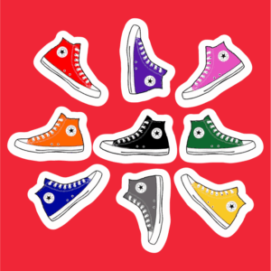 پک استیکر shoes5