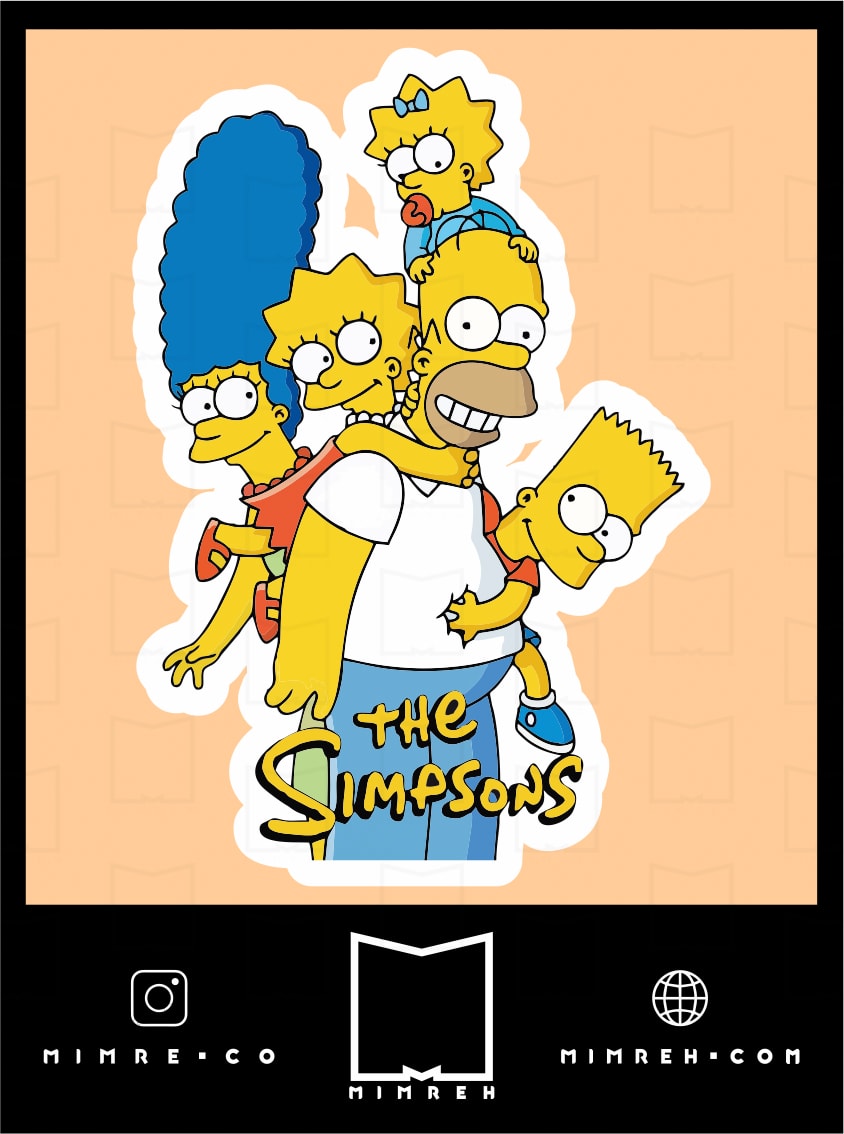 استیکر simpsons1-4