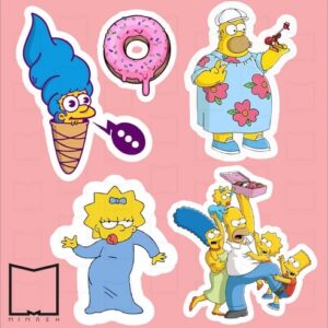 پک استیکر simpsons5
