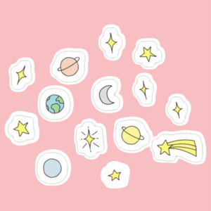 پک استیکر space11