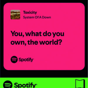 استیکر متن اسپاتیفای spotify1