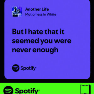 استیکر متن اسپاتیفای spotify116