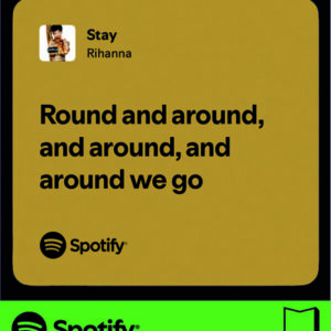 استیکر متن اسپاتیفای spotify12