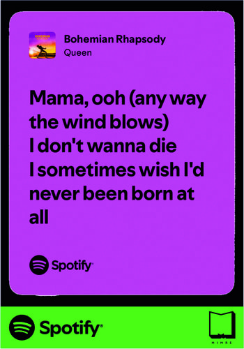 استیکر متن اسپاتیفای spotify143