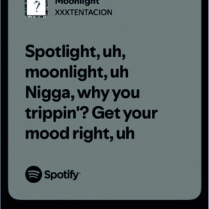 استیکر متن اسپاتیفای spotify149