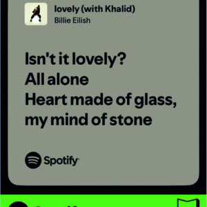 استیکر متن اسپاتیفای spotify15