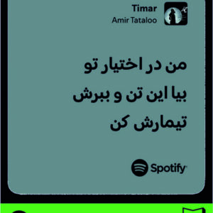 استیکر متن اسپاتیفای spotify161