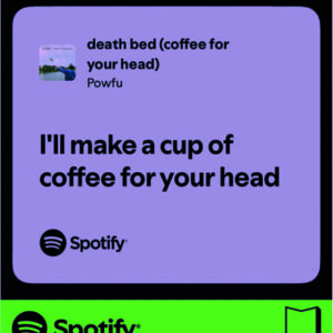 استیکر متن اسپاتیفای spotify19