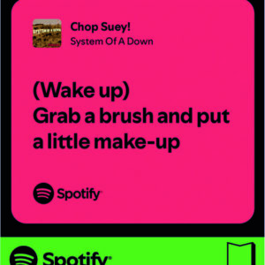 استیکر متن اسپاتیفای spotify2
