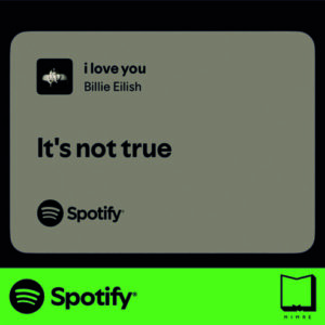 استیکر متن اسپاتیفای spotify20
