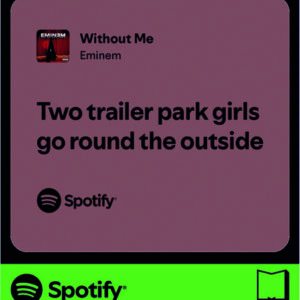 استیکر متن اسپاتیفای spotify242