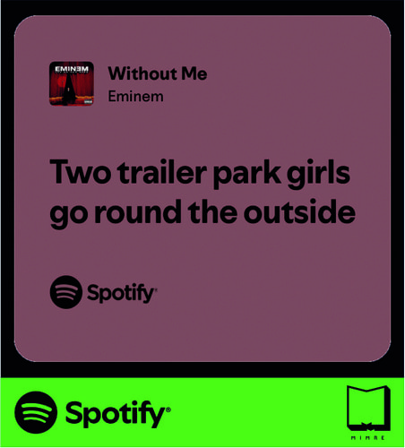 استیکر متن اسپاتیفای spotify242