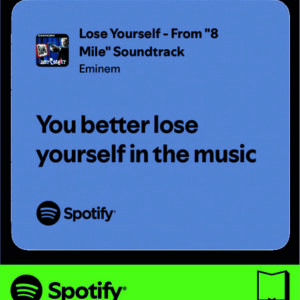 استیکر متن اسپاتیفای spotify244