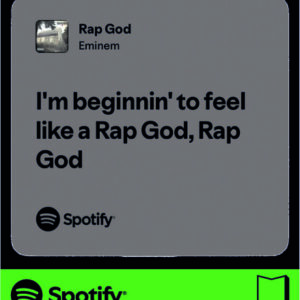 استیکر متن اسپاتیفای spotify245