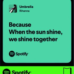 استیکر متن اسپاتیفای spotify25