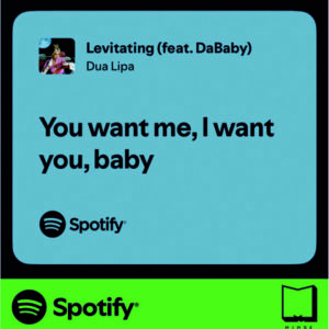 استیکر متن اسپاتیفای spotify4