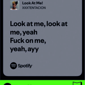 استیکر متن اسپاتیفای spotify45