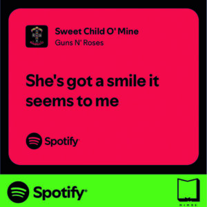 استیکر متن اسپاتیفای spotify78