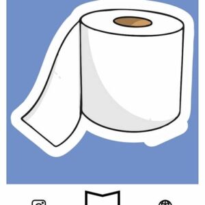 استیکر Toilet Paper