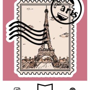 استیکر Paris stamp