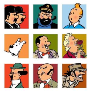 استیکر پک Tintin1