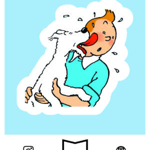 استیکر Tintin18
