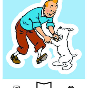 استیکر Tintin3