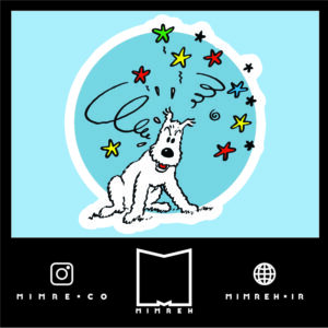 استیکر Tintin4