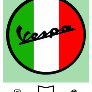 استیکر Vespa11
