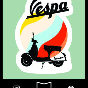 استیکر Vespa2