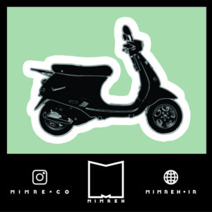 استیکر Vespa4