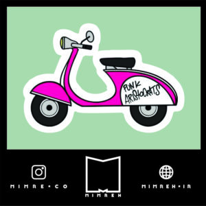 استیکر Vespa6