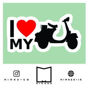 استیکر Vespa9