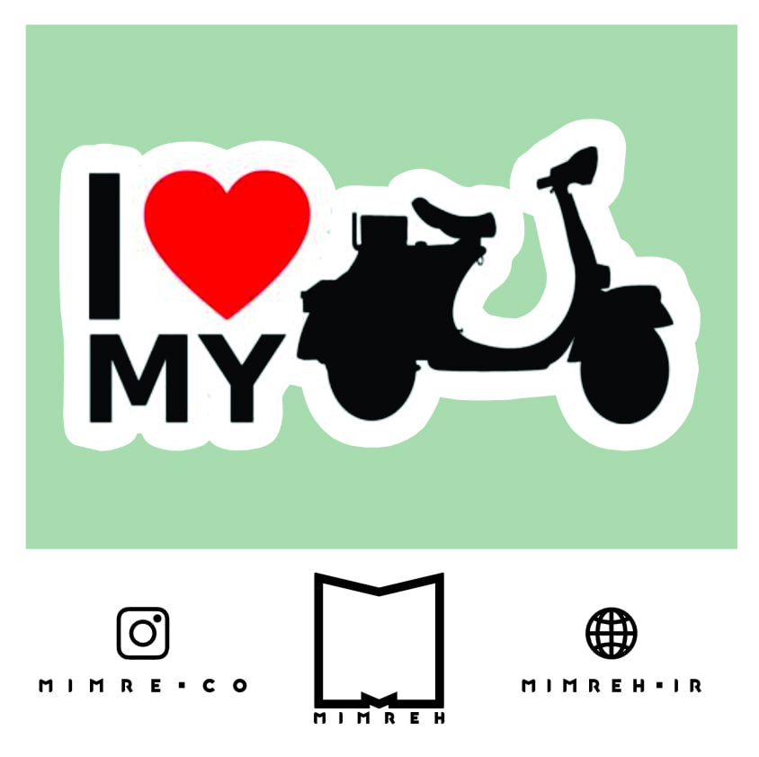 استیکر Vespa9