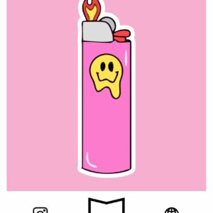 استیکر Happy Lighter