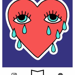 استیکر Crying Heart